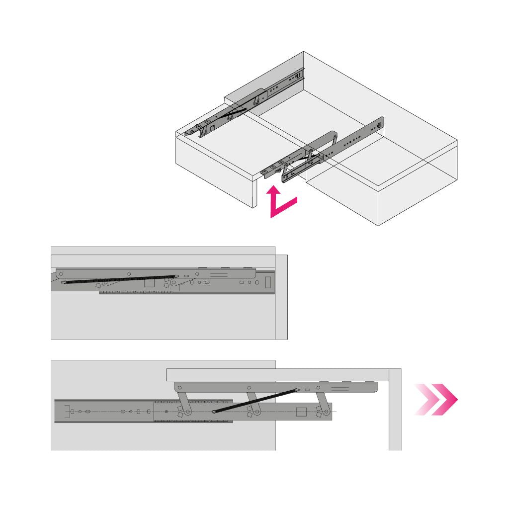 T1101500B - TAVOLO ESTRAIBILE CON GAMBA DI SUPPORTO – RAM-INDUSTRIE