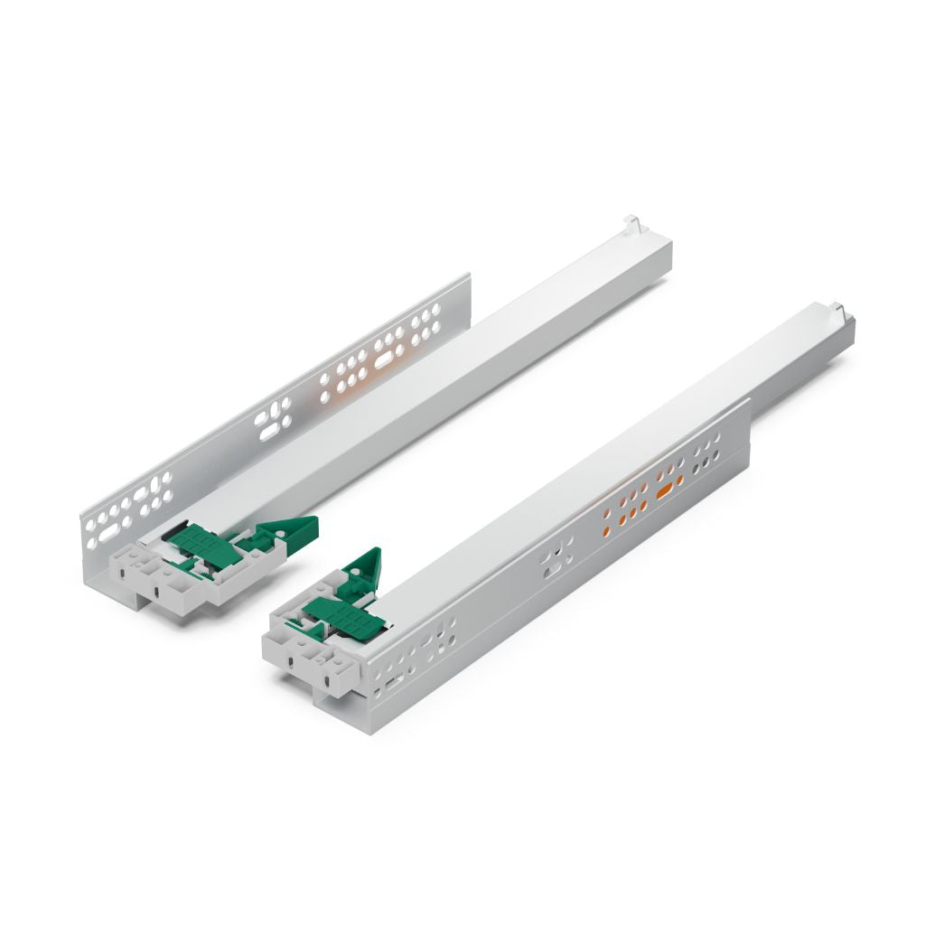 Ram Industrie GUIDE PER CASSETTI A SCOMPARSA INVISIBILI Q21 AMMORTIZZATE  ESTRAZIONE TOTALE 600 MM - KG 35 - Art. Q21600 Umipas