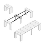 91 - CONSOLLE TABLE SLIDE 60 KG