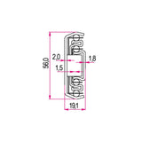 IL60 - Coulisse fonction interlock anti-tilt 120 kg